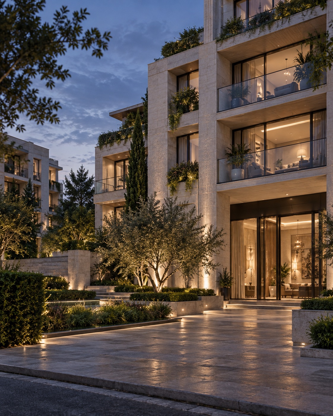 Contemporary residential architecture — AI-generated concept visual